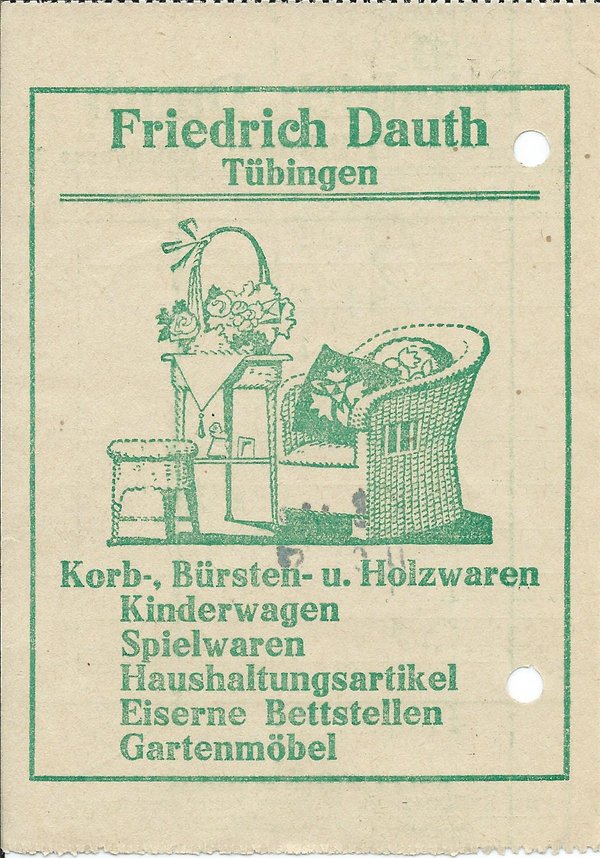 Friedrich Dauth Tübingen 1934