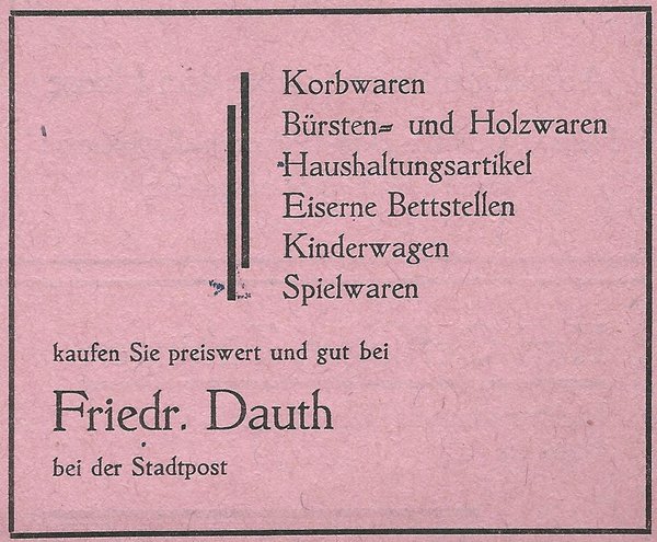 Friedrich Dauth Tübingen