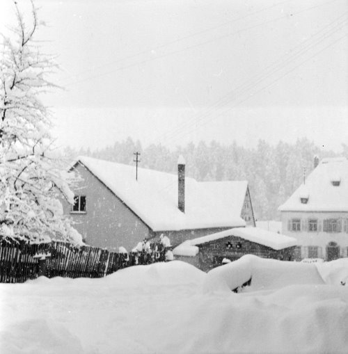 Schneemassen in Haigerloch