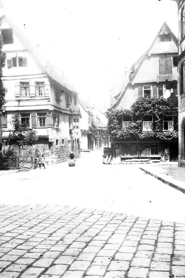 Seelhausgasse Ecke Ammergasse um 1900