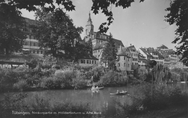 Neckar Ruderboote Tübingen