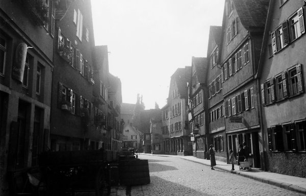 Ammergasse in Tübingen um 1934