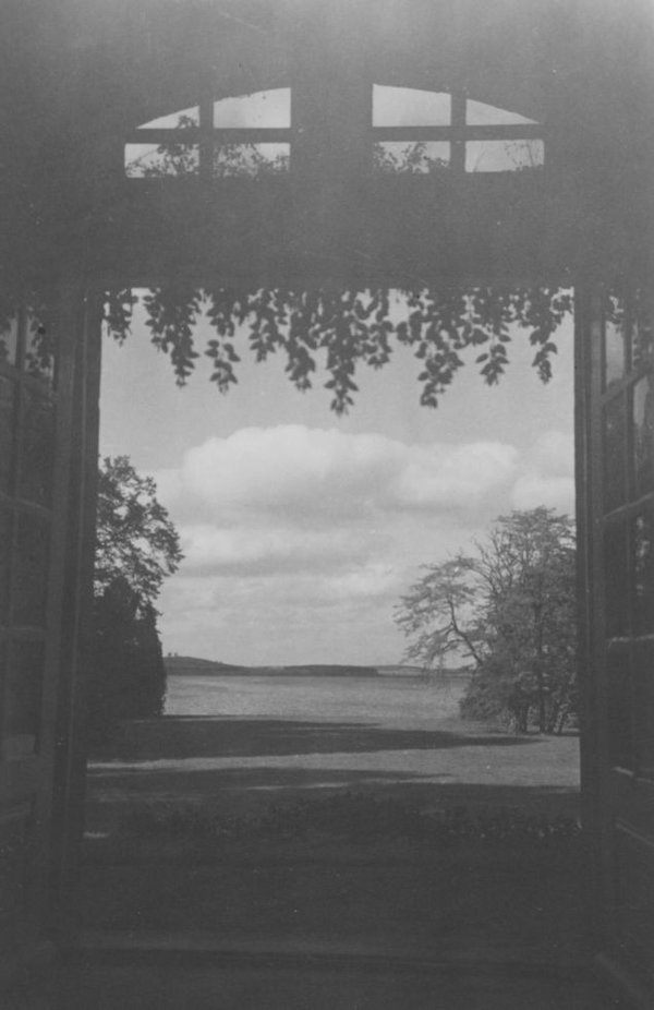 Blick auf den See aus Schloss Kummerow 1934.